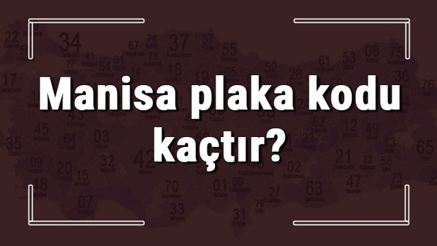 Manisa plaka kodu kaçtır? Manisa ve ilçelerinin plaka harfleri