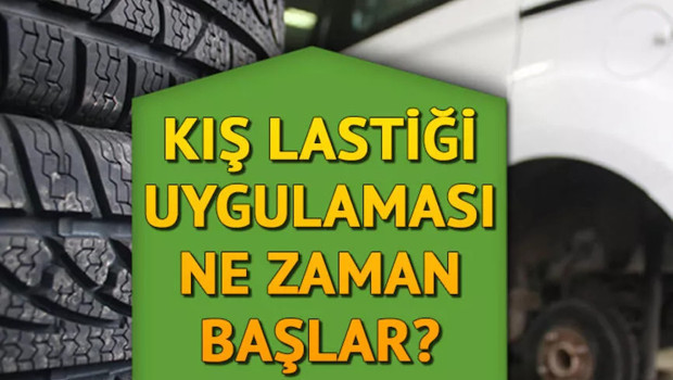 Zorunlu kışlık lastik uygulaması tarihi bekleniyor... Kış lastiği ne zaman takılır