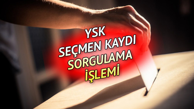Nerede oy kullanacağım YSK seçmen kaydı sorgulama nasıl nereden yapılır Adım adım e-Devlet ile YSK seçmen listesi sorgulama ekranı