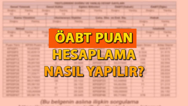 KPSS ÖABT puan hesaplama 2023 || KPSS ÖABT sınavında 4 yanlış cevap 1 doğru yanıtı götürecek mi