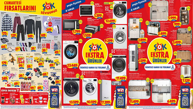 ŞOKta bu hafta sonu neler var ŞOK 6 Ocak Cumartesi Aktüel Ürünler Kataloğu yayınlandı Ev dekorasyon ürünleri ve beyaz eşya satışa çıkıyor ŞOKta bu hafta sonu neler var ŞOK 6 Ocak Cumartesi Aktüel Ürünler Kataloğu yayınlandı Ev dekorasyon ürünleri ve beyaz eşya satışa çıkıyor