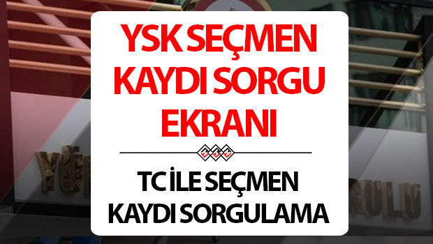 SEÇMEN KAYDI SORGULAMA EKRANI: e-Devlet ve YSK 2024 seçmen kaydı sorgulama TC ile nasıl yapılır Seçmen kağıtları ne zaman dağıtılacak 2024