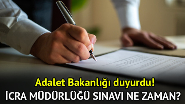 400 icra müdürü ve müdür yardımcısı sınavı ne zaman yapılacak, şartları neler Adalet Bakanlığı İcra Müdürlüğü sınav tarihi 2024 belli oldu