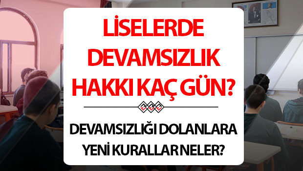 Devamsızlık hakkı kaç gün 2025 Lise özürlü özürsüz devamsızlık ne kadar, devamsızlık süresini dolduranlar belge alabiliyor mu MEBden yeni yönetmelik yayınlandı Devamsızlık hakkı kaç gün 2025 Lise özürlü özürsüz devamsızlık ne kadar, devamsızlık süresini dolduranlar belge alabiliyor mu MEBden yeni yönetmelik yayınlandı