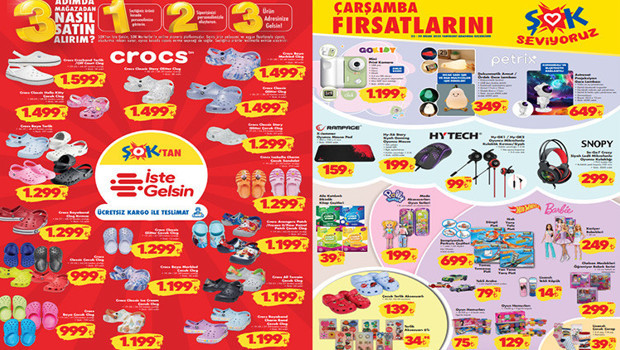 ŞOK AKTÜEL İNDİRİM BROŞÜRÜ 23-29 NİSAN 2025 || ŞOK indirim kataloğu ile bu Çarşamba neler var, hangi ürünler geliyor Terlik çeşitleri, mini print kamera, oyuncu kulaklığı ŞOK marketlerde olacak ŞOK AKTÜEL İNDİRİM BROŞÜRÜ 23-29 NİSAN 2025 || ŞOK indirim kataloğu ile bu Çarşamba neler var, hangi ürünler geliyor Terlik çeşitleri, mini print kamera, oyuncu kulaklığı ŞOK marketlerde olacak