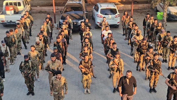 Suriye ordusu ile terör örgütü PKK/YPG arasında çatışma