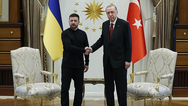 Son dakika... Cumhurbaşkanı Erdoğan, Zelenski ile görüştü