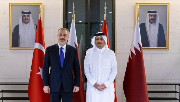 Bakan Fidan, Katar Başbakanı El Sani ile bir araya geldi