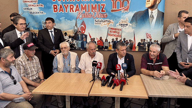 CHP Genel Başkanı Özgür Özel, Kırşehir'de... 'Kim iyi hizmet ederse ona oy verecekler'