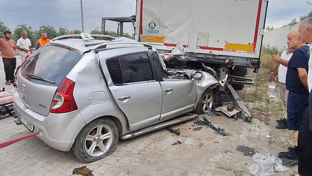 Samsun'da feci kaza: 2 ölü, 2 yaralı