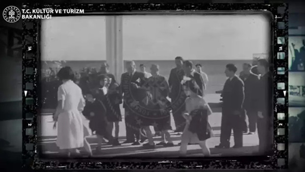 Ulu Önder Atatürk'ün ilk kez yayınlanan görüntüleri... Bakan Ersoy paylaştı