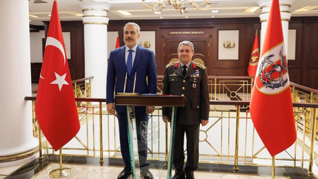 Dışişleri Bakanı Hakan Fidan'dan Genelkurmay Başkanı Bayraktaroğlu'na ziyaret