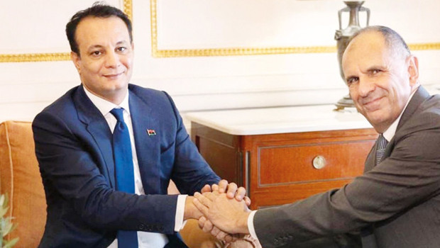 Yunanistan’dan oğul Hafter’i etkileme çabası