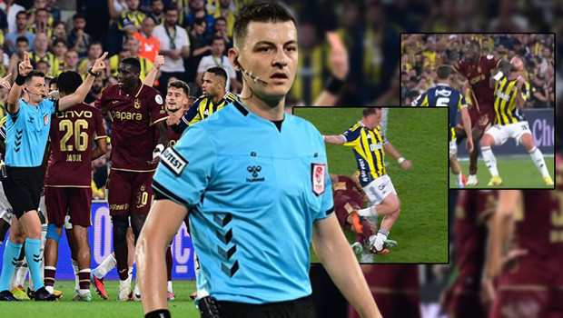 Fenerbahçe - Trabzonspor maçında 8 dakikada 2 VAR incelemesi: Kırmızı kart ve gol iptali...