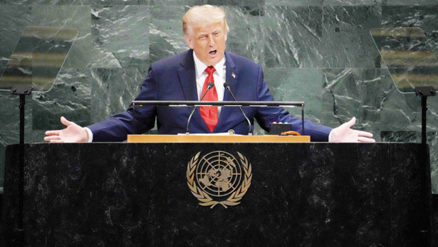 BM kürsüsünden BM’yi eleştirdi... Trump: Lafla savaş bitmez