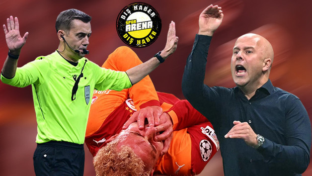 Arne Slot'tan Galatasaraylı Barış Alper Yılmaz'a ve maçın hakemi Clement Turpin'e sert tepki: 'Sanki hayatının en sert darbesiymiş gibi en ufak temasta yere yığılıyor, hakem de buna penaltı veriyor!'