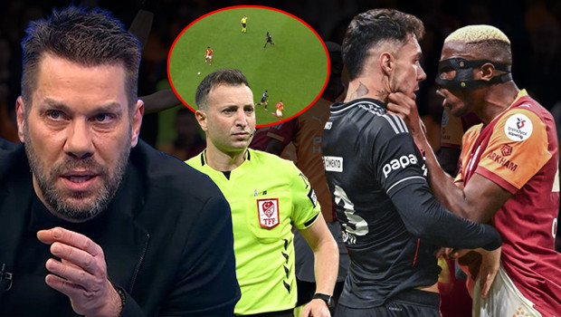 Fırat Aydınus, Galatasaray-Beşiktaş derbisindeki hakem kararlarını değerlendirdi: 'Osimhen'in 2, Emirhan'ın 1 kırmızı kartlık eylemi var!'