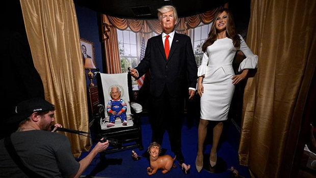 İspanya'da Trump karşıtı eylem: 'Katil Bebek Chucky' kostümlü Netanyahu