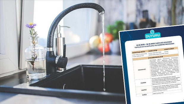 Su kesintileri 6 gün daha uzatıldı! BUSKİ duyurdu: İşte suların kesileceği ilçe ve mahalleler