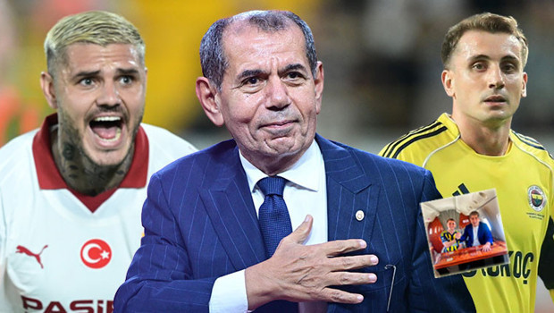 Galatasaray Başkanı Dursun Özbek’ten Icardi, Barış Alper ve Kerem Aktürkoğlu açıklaması! Fenerbahçe’ye gönderme