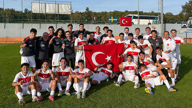 19 Yaş Altı Milli Futbol Takımı'ndan 4 gollü prova!