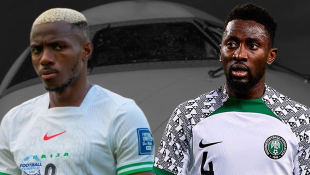 Osimhen ve Ndidi'li Nijerya Milli Takımı'nda korkutan uçuş: Uçağın ön camı havada çatladı!