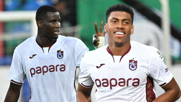 Trabzonspor'u Onuachu ve Augusto golleriyle taşıyor