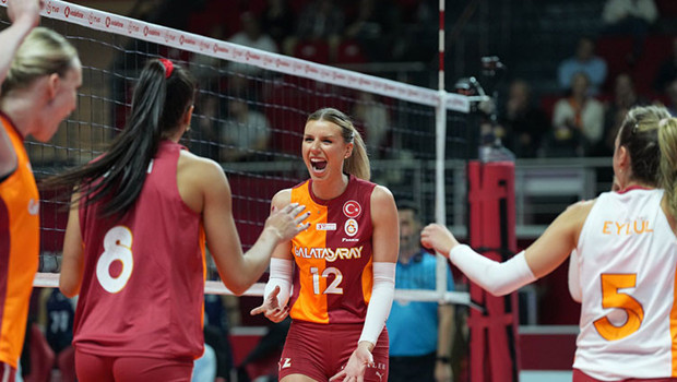 Galatasaray Daikin, set vermeden galip!