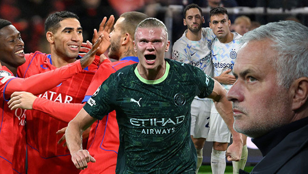 Şampiyonlar Ligi'nde 43 gollü çılgın gece: PSG gol yağdırdı, Mourinho'nun Benfica'sı yine mağlup oldu! Hakan Çalhanoğlu attı, Inter farka koştu