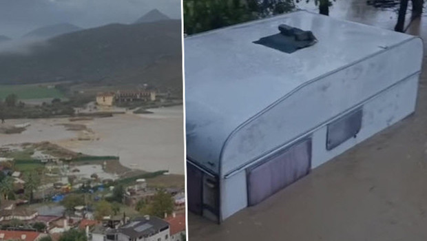 Bir kentimizi sağanak vurdu! Evler sular altında kaldı, heyelan nedeniyle yol kapandı