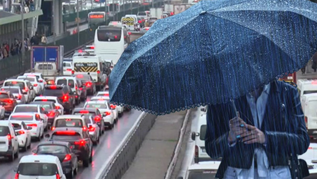 Son dakika... Meteoroloji'den İstanbul için sarı kodlu uyarı: Su baskınlarına dikkat! Beklenen yağış başladı, trafik kilit...