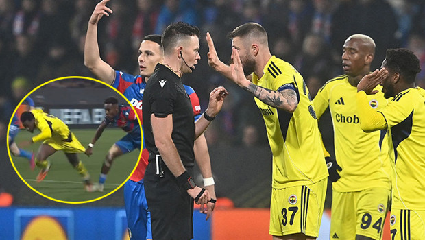 Viktoria Plzen-Fenerbahçe maçında şok karar! 90+7'de VAR inceledi, penaltı verilmedi