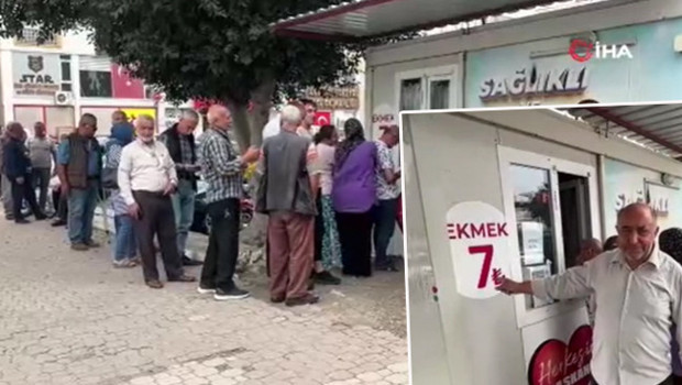 İlçede ekmek 7 liradan satılıyor! Duyan koştu: Yarım saatte bitiyor | 'Buradan ucuza alıyorum'