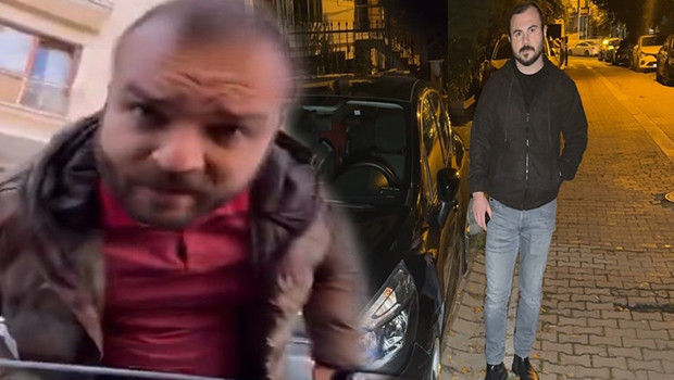 Trafik magandası, tartıştığı şoföre eşi ve çocuğunun yanında saldırdı