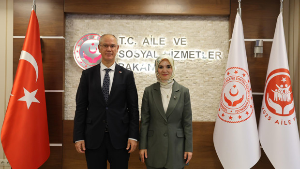 Bakan Göktaş, KKTC Çalışma ve Sosyal Güvenlik Bakanı Hasipoğlu ile görüştü