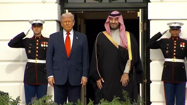 ABD Başkanı Trump ile Suudi Arabistan Veliaht Prensi Selman bir araya geldi