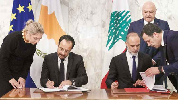 Yine KKTC’nin haklarını yok saydılar... Rumlar Lübnan ile Akdeniz’i paylaştı