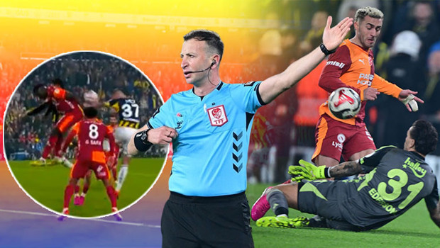 Fenerbahçe-Galatasaray derbisinde çok konuşulan kararlar: İptal edilen gol, penaltı beklentisi