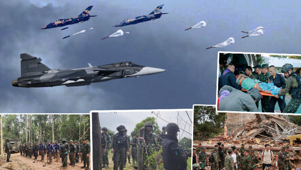Tayland ve Kamboçya arasında çatışma! Hava bombardımanı başladı: 'Ağır silahlı birlikler harekete geçti'