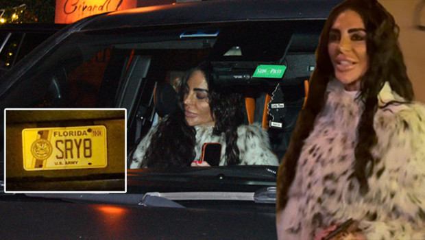 Süreyya Yalçın ABD plakalı aracıyla İstanbul'da