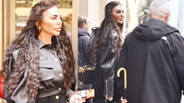 Süreyya Yalçın korumasıyla alışverişte