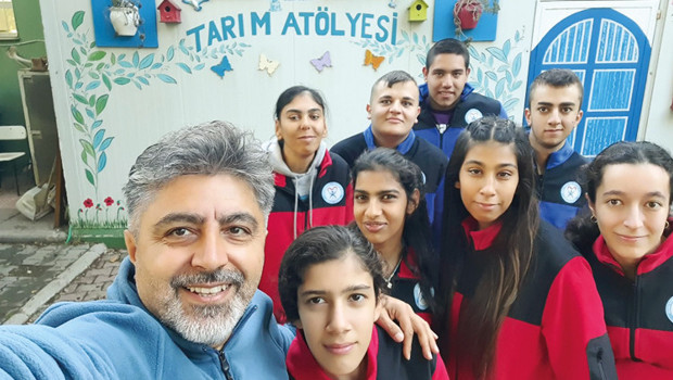 Kaktüslü okul örnek oldu