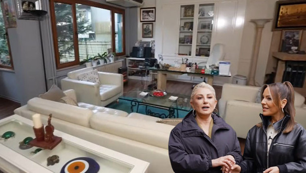 'Evimden çok burada vakit geçiriyorum' Usta sanatçı 2 katlı villasının kapılarını açtı!