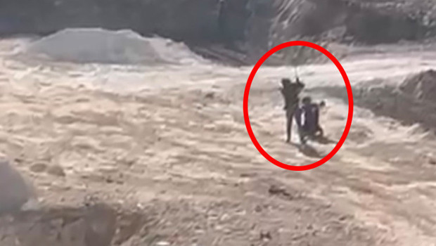 Gaziantep'te tepki çeken görüntü: Çocuk işçiye inşaat alanında darp