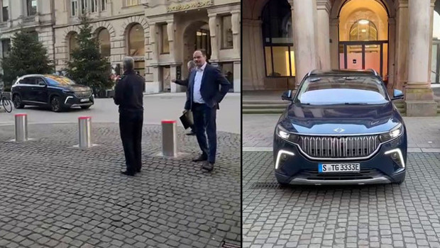 Togg Hamburg sokaklarında: Resmi törende sahnedeydi
