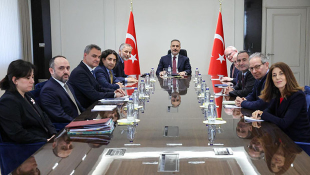 Dışişleri Bakanı Hakan Fidan, SETA Vaşington Ofisi yetkililerini kabul etti