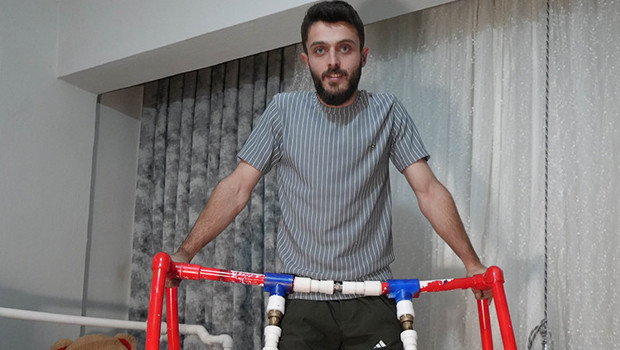 Samsunlu tesisatçı su borularından beşik yapmıştı | İlginç bir işe daha imza attı: Taleplere yetişemiyor