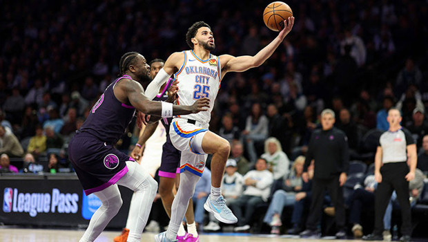 NBA'de son şampiyon Thunder, deplasmanda Timberwolves'a yenildi