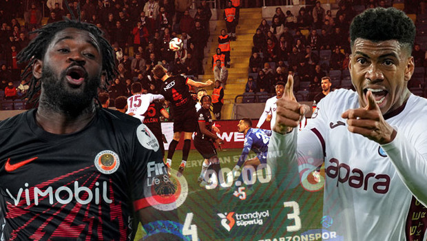 Gençlerbirliği-Trabzonspor maçı tarihe geçti: Süper Lig'de 14 yıl sonra bir ilk yaşandı!