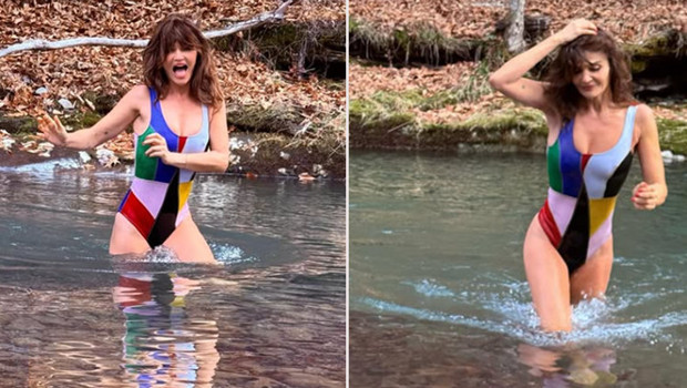 Yeni yaşına buz gibi suda girdi! Yeni yaşım da yeni yıl da rengarenk olsun!